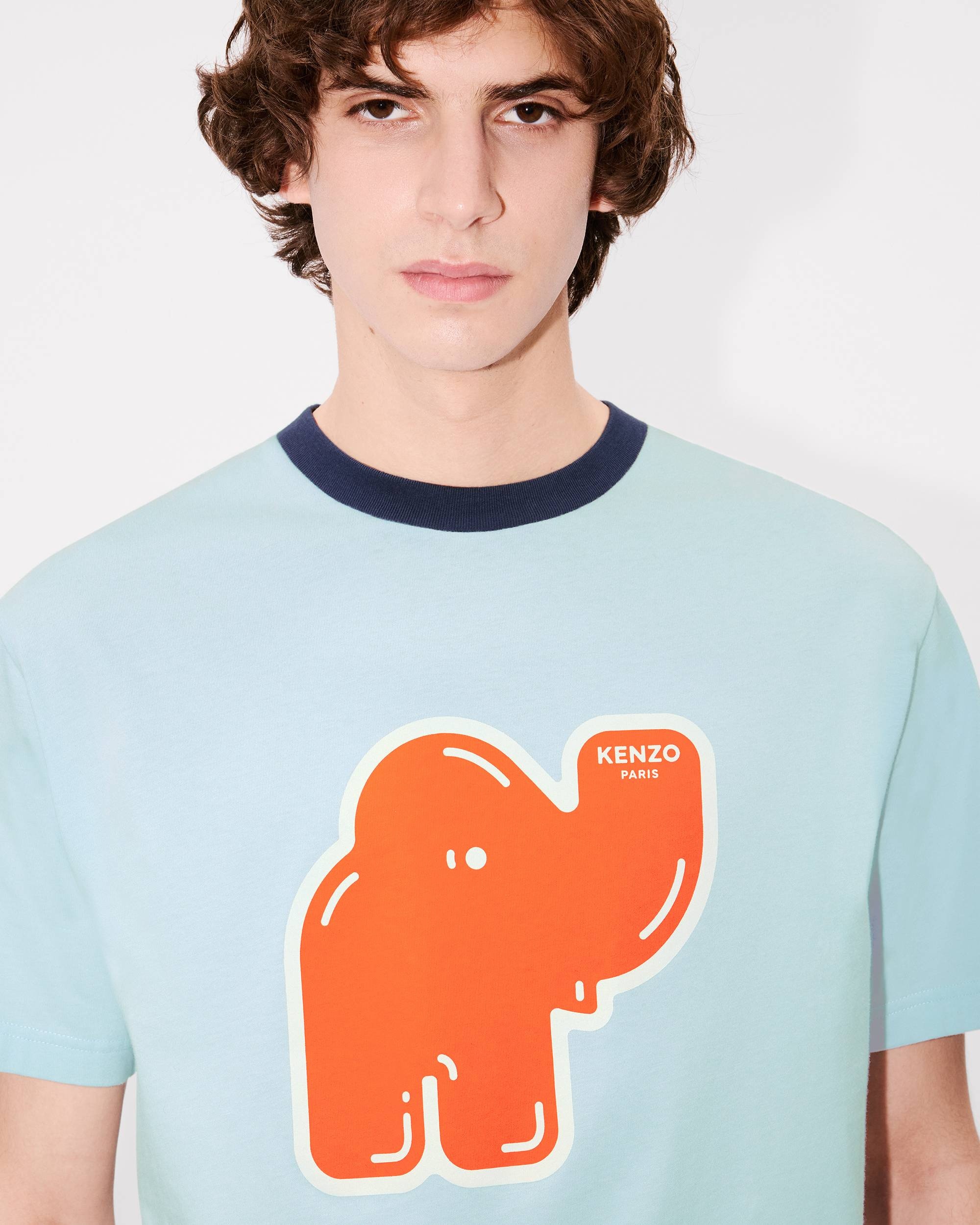 'KENZO Elephant Logo' T-shirt in cotton - 6