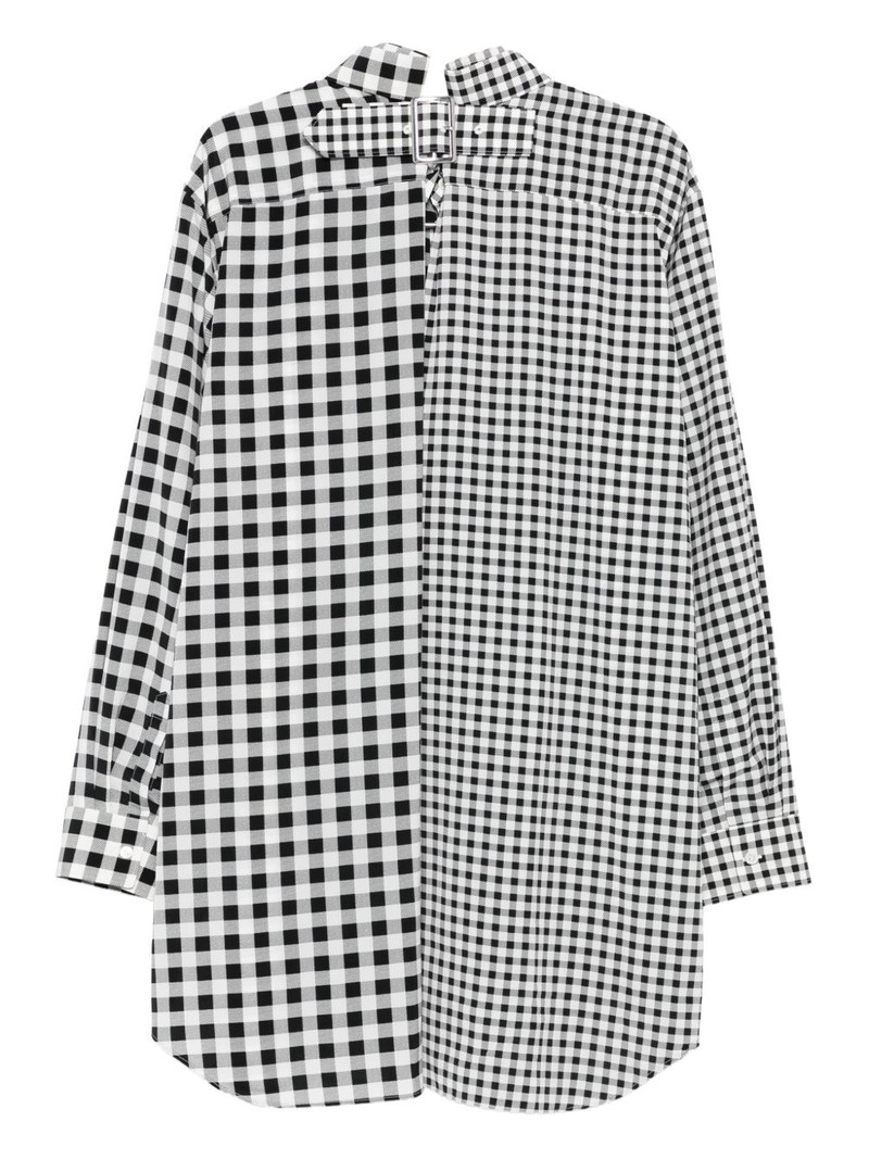 Comme Des Garçons gingham-pattern shirt outlook