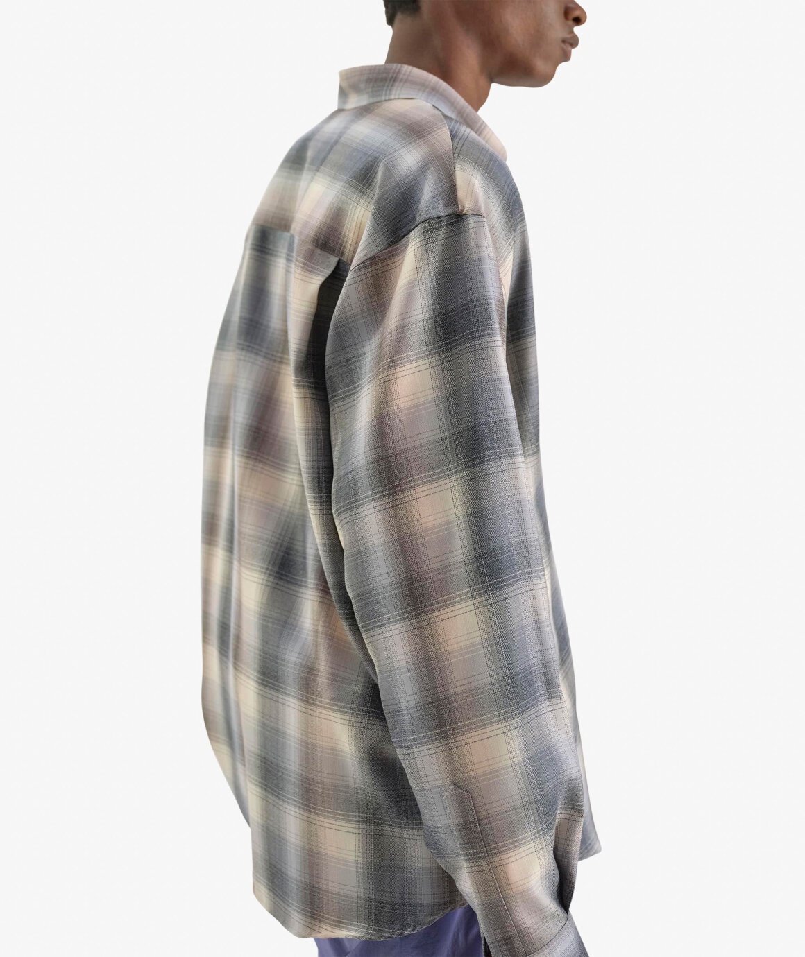 AURALEE Super Light Wool Check Shirt | REVERSIBLE