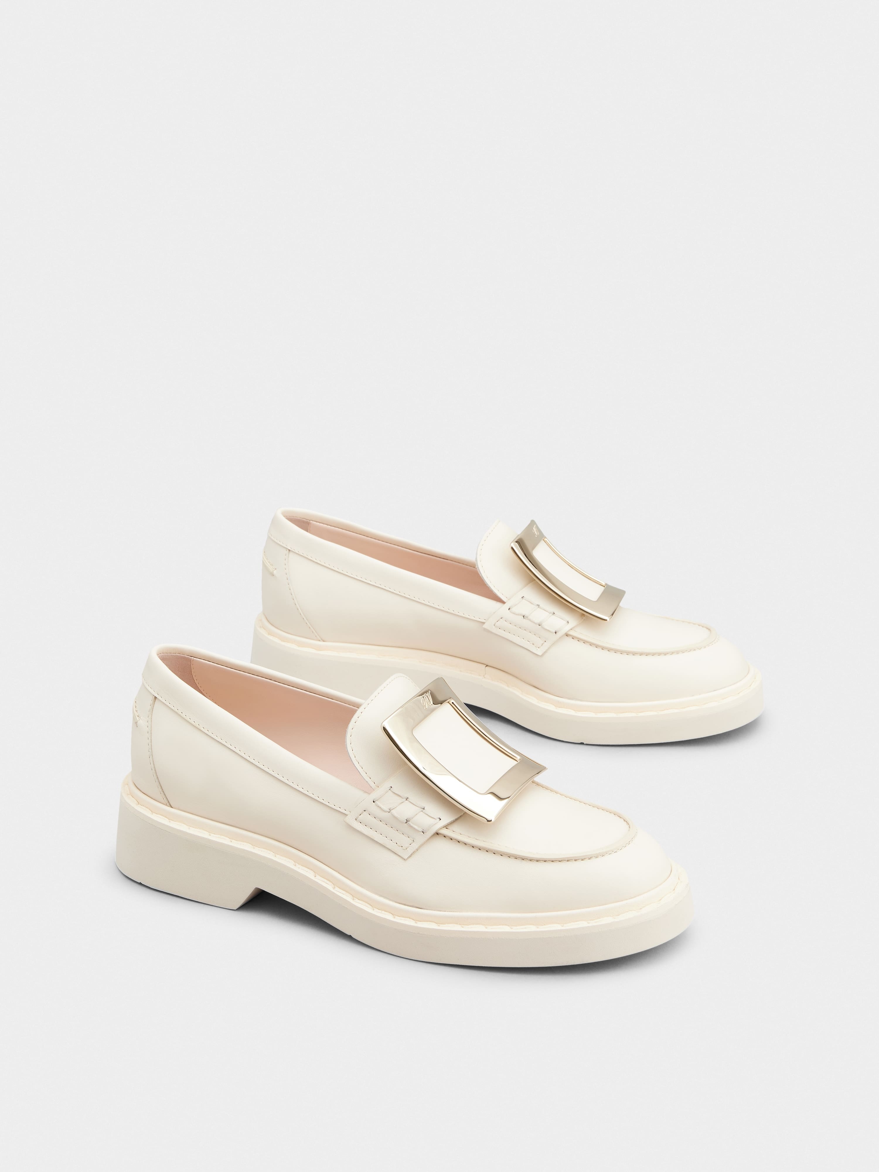 Viv' Rangers Metal Buckle Loafers in Leather - 2