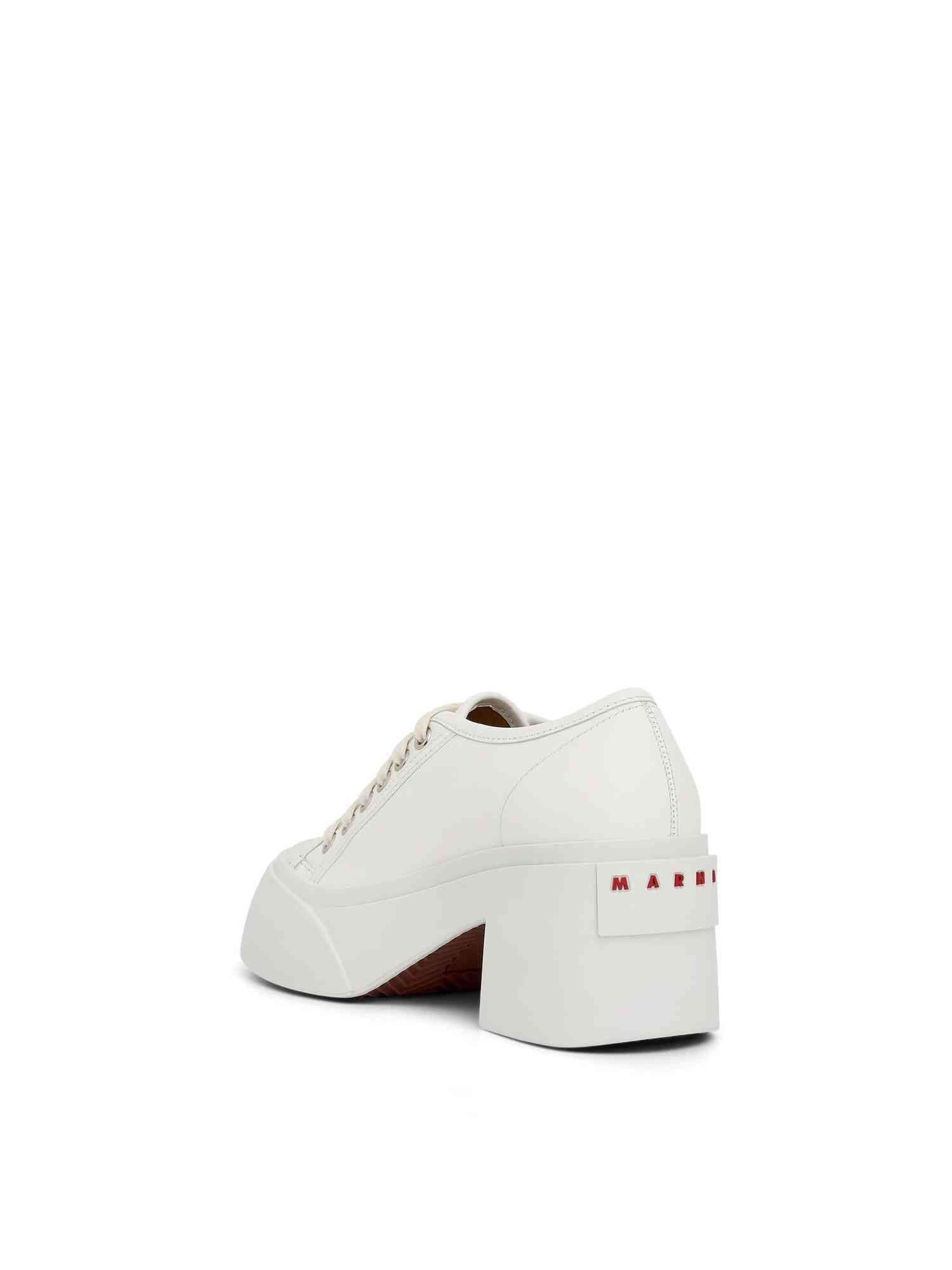 Pablo Lace-Up Pumps in White - 3