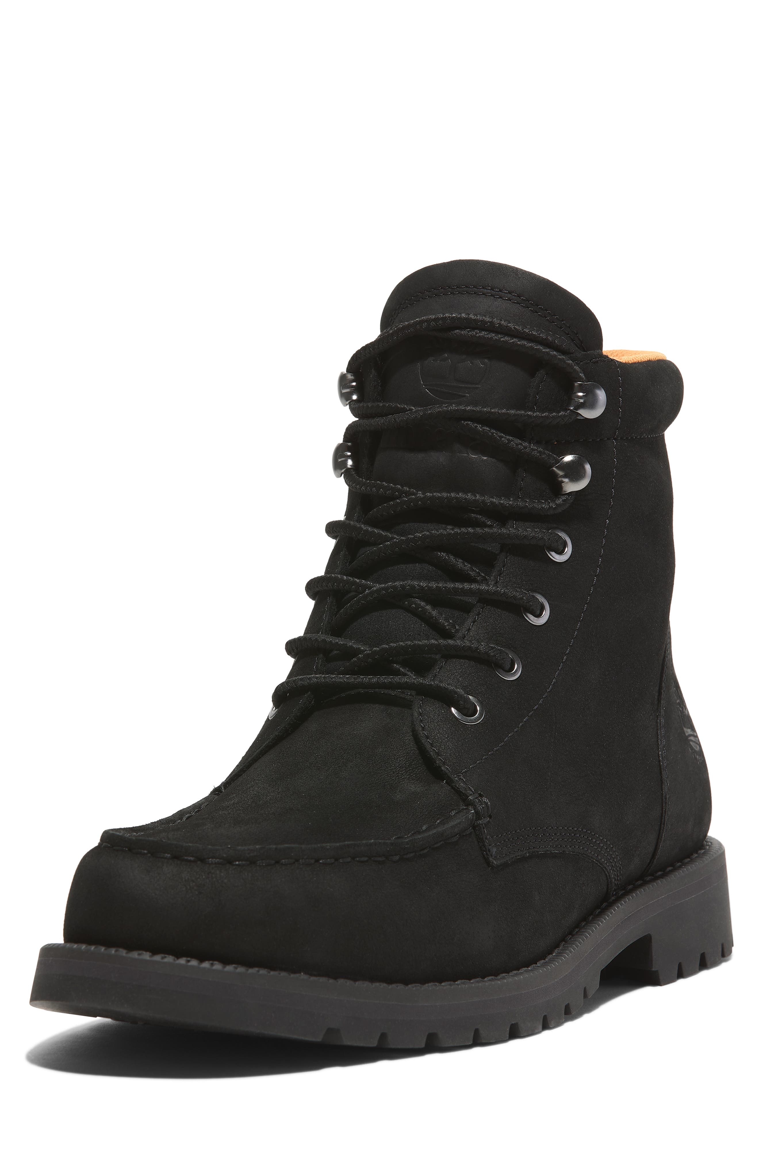 Timberland Redwood Falls Waterproof Lace-Up Boot in Black Nubuck at Nordstrom - 8