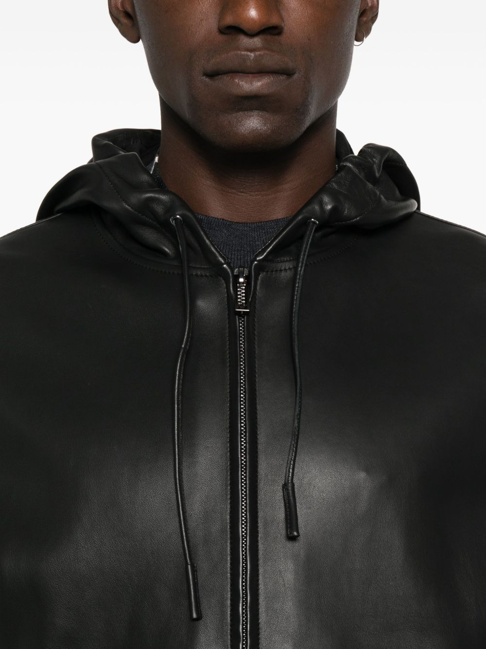 hooded zip-front jacket - 5