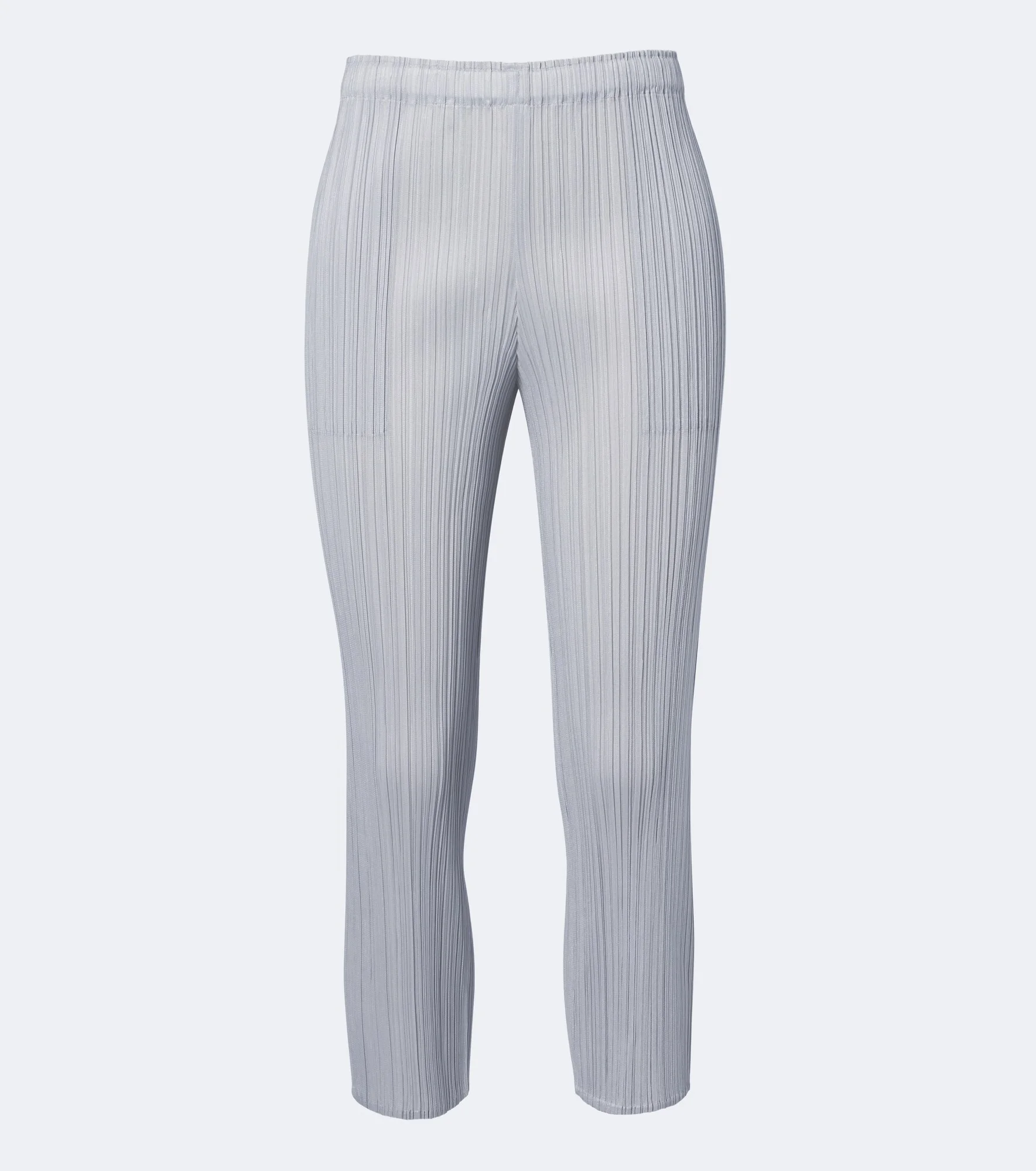 Basics cropped pleated slim pants - 1