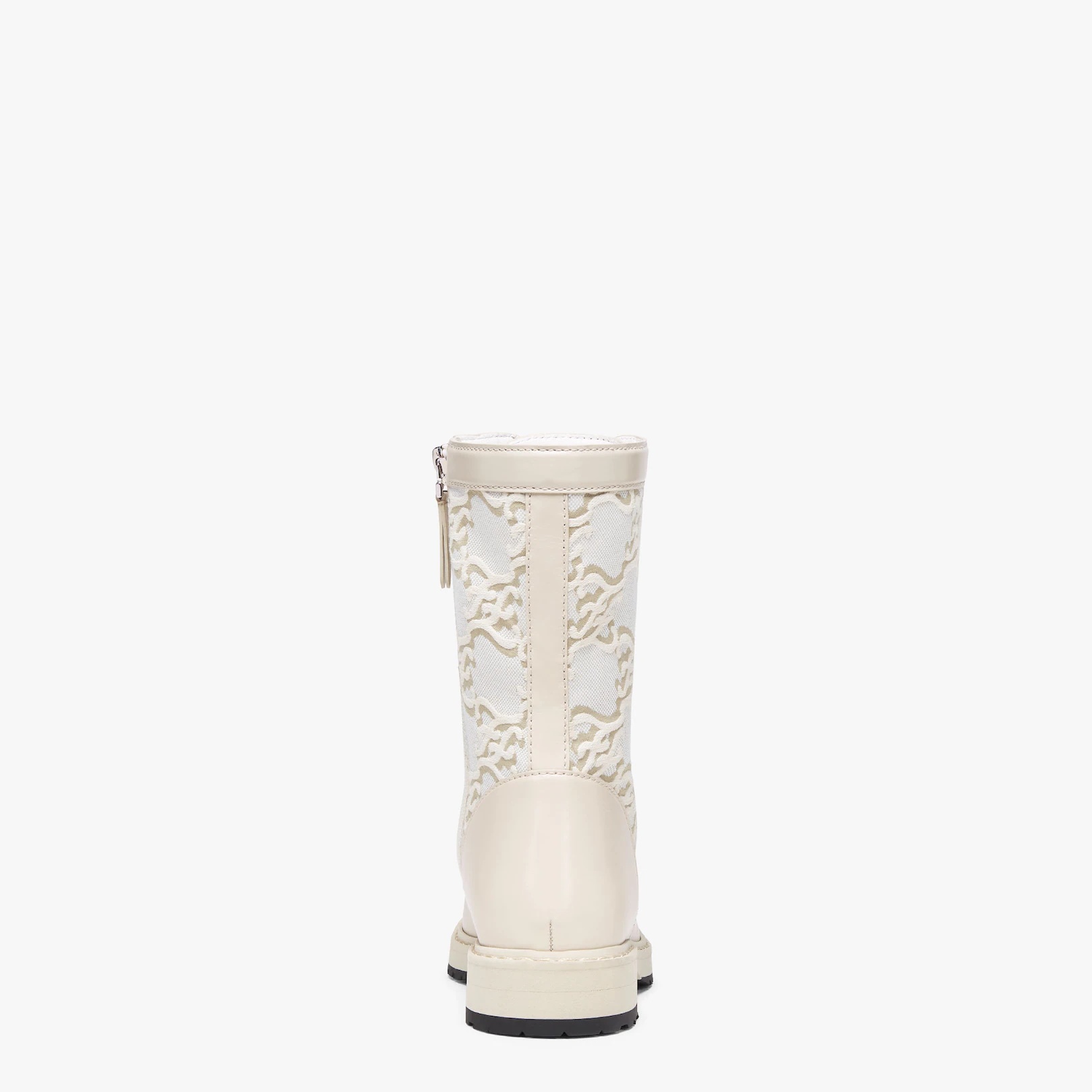 White leather biker boots - 3