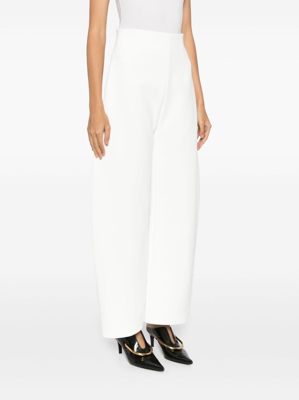 high-waist palazzo trousers - 3