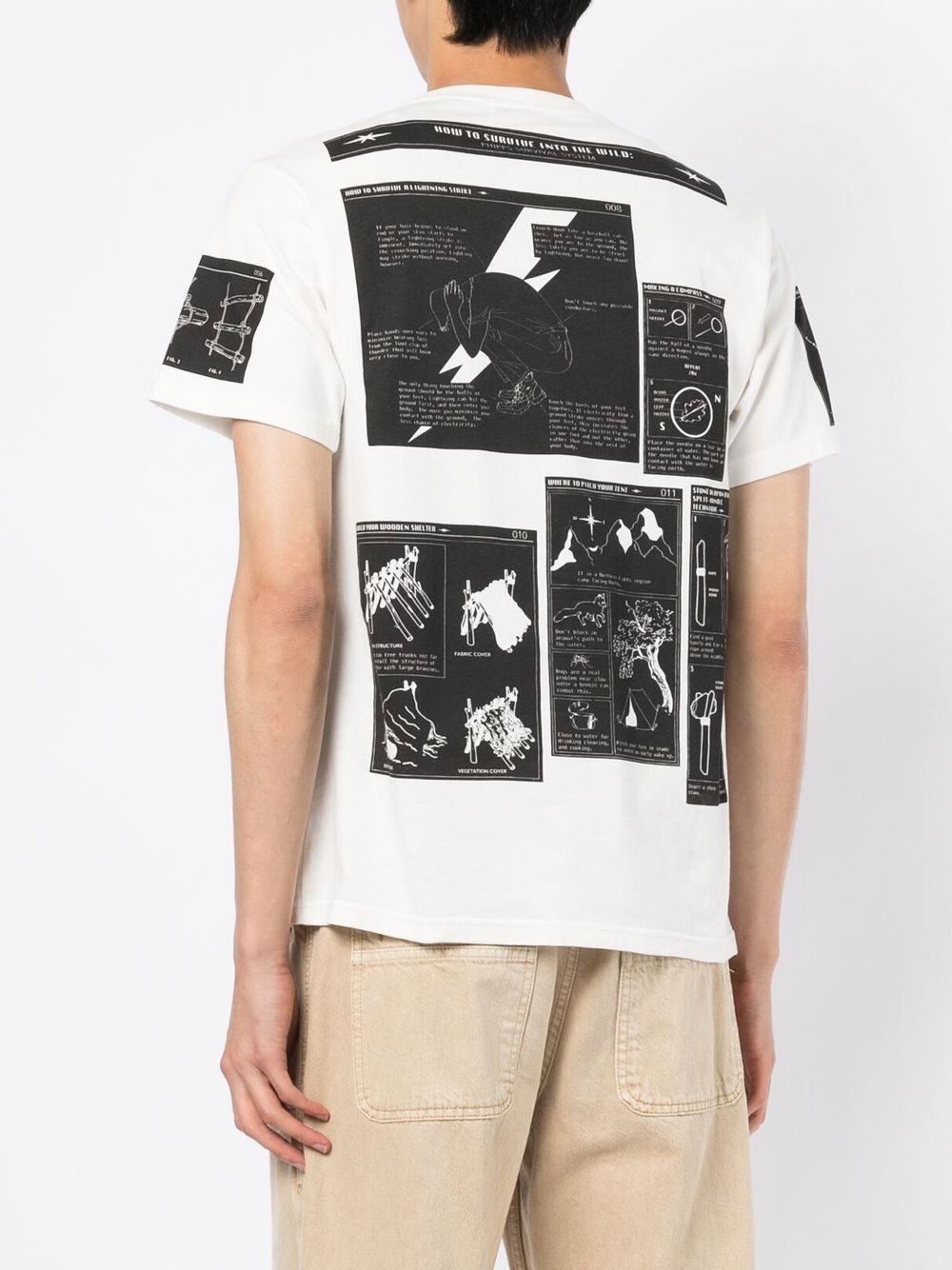 all-over graphic-print T-shirt - 4