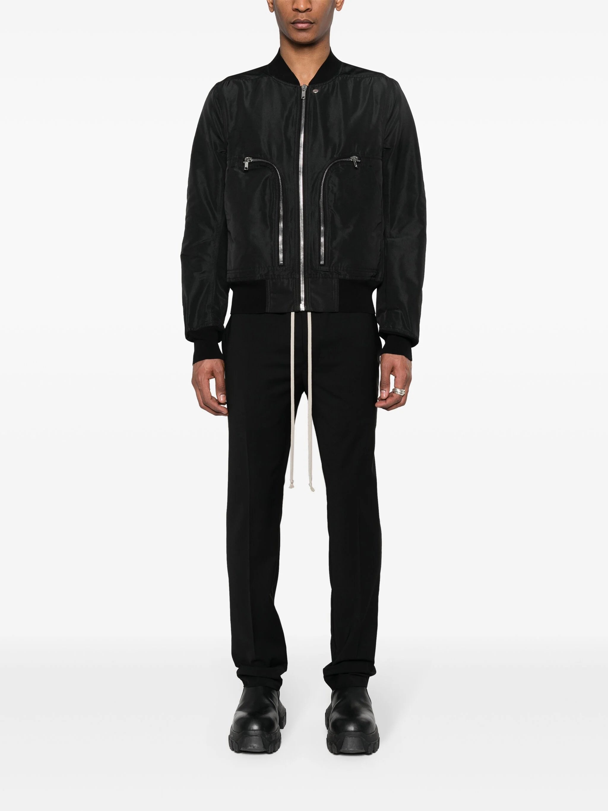 RICK OWENS Men Bauhaus Flight Jacket - 3