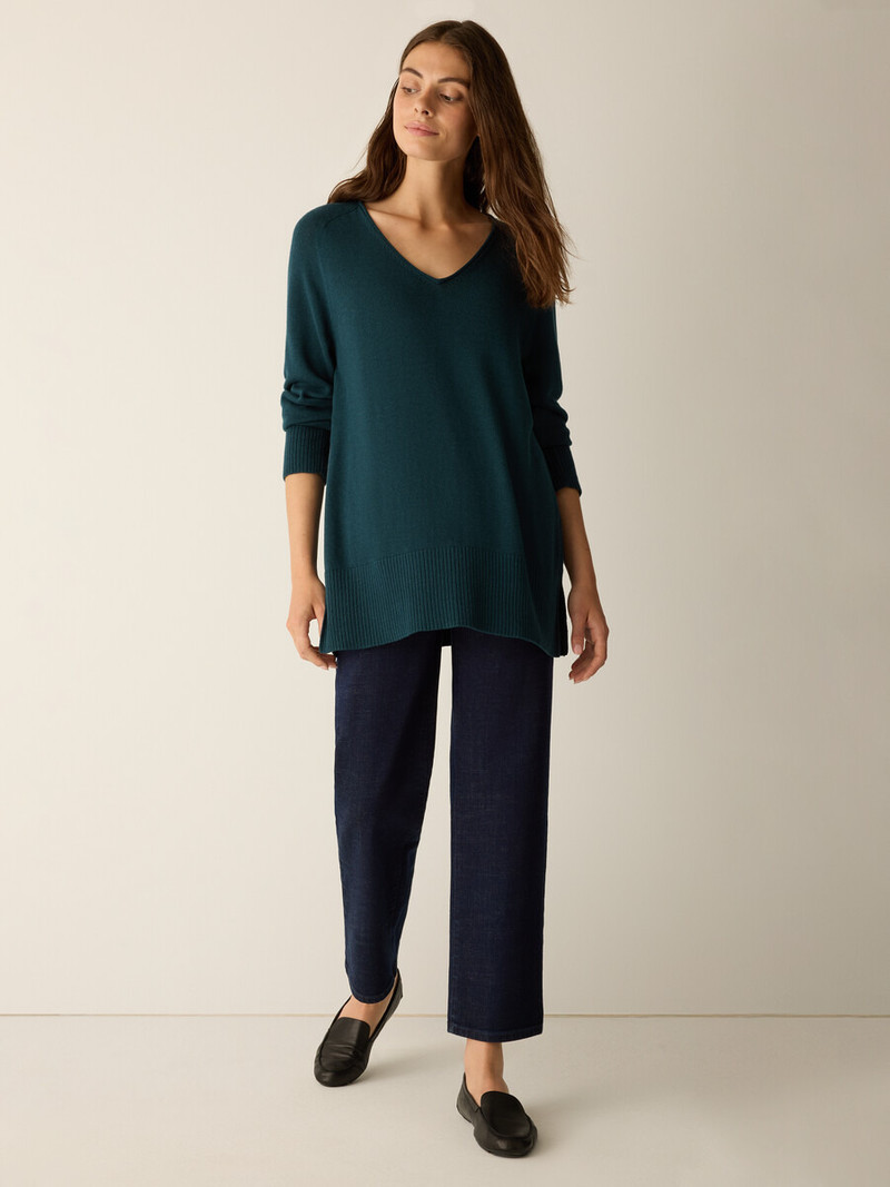 Peruvian Cotton Blend V-Neck Top 3