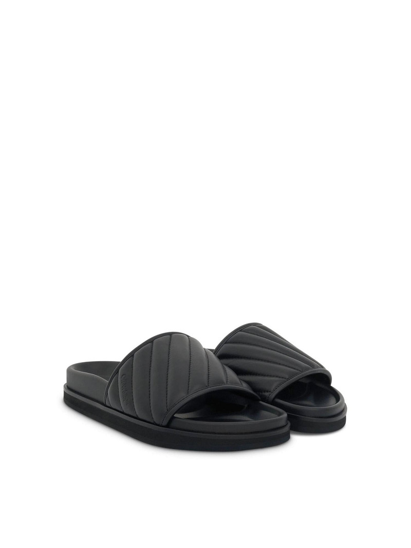 Off-White Cloud Diagonal Slider in Black outlook