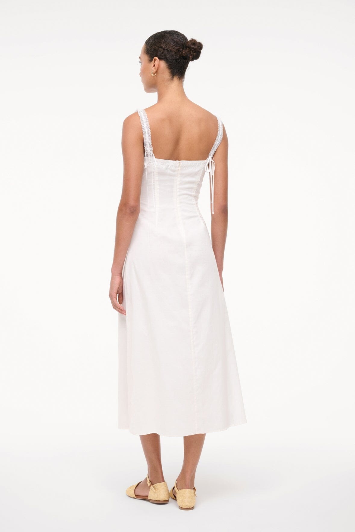 STAUD MATILDE DRESS WHITE - 5