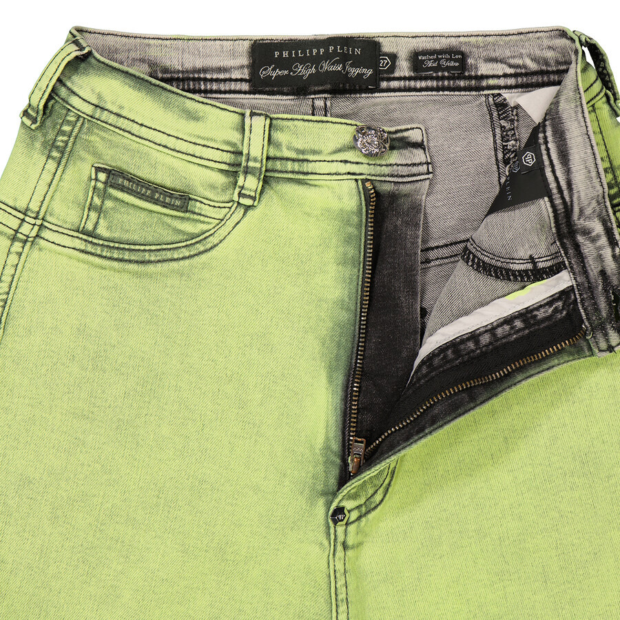 Philipp Plein Overdyed Stretch Super High-Waist Jeggings - 7