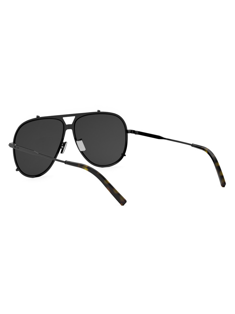 Men's DiorBlackSuit AU 59MM Pilot Sunglasses - Black Black 4