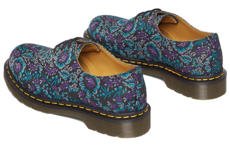 Dr. Martens 1461 Floral Jacquard Oxord Shoes 'Black Purple' 31135548 - 4