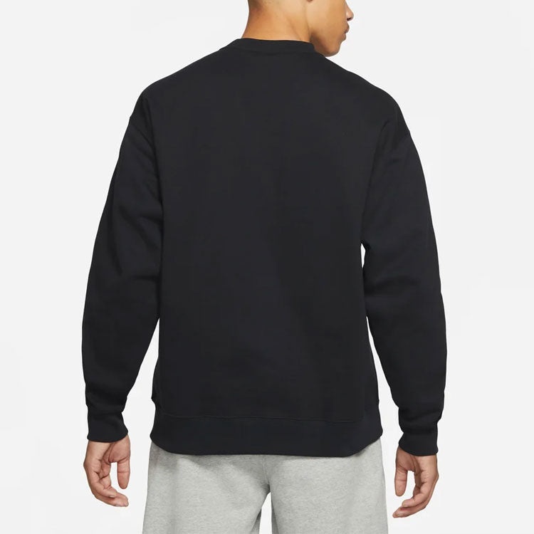 Stussy x Nike Crossover Embroidered Alphabet Logo Loose Pullover Round Neck Fleece Lined Unisex Asia - 5