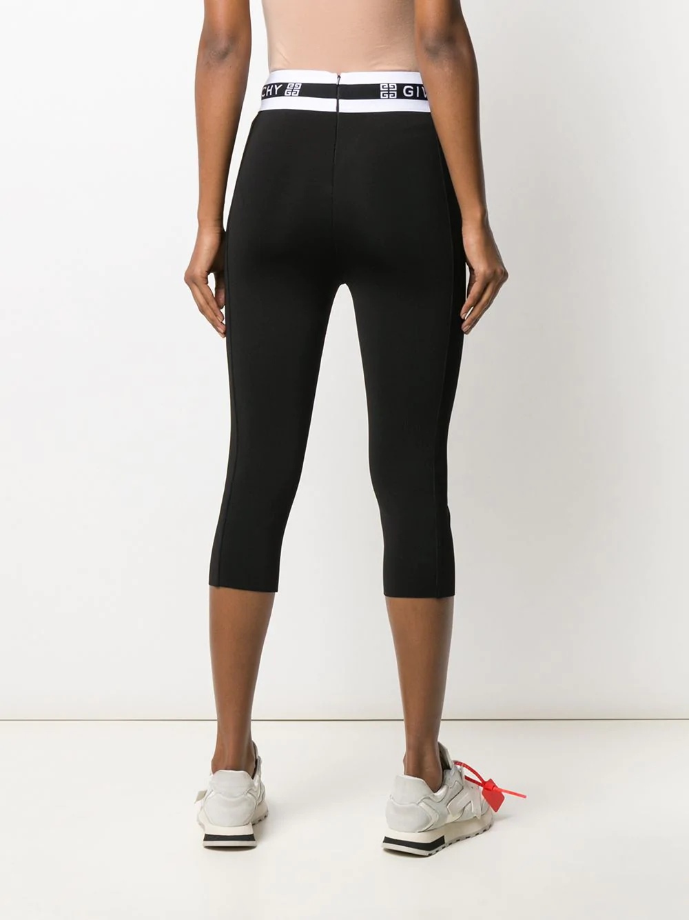 logo waistband leggings - 4