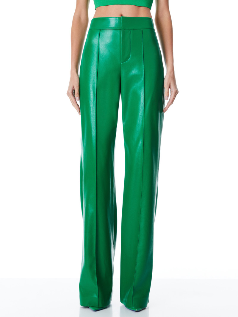 DYLAN VEGAN LEATHER WIDE LEG PANT 2