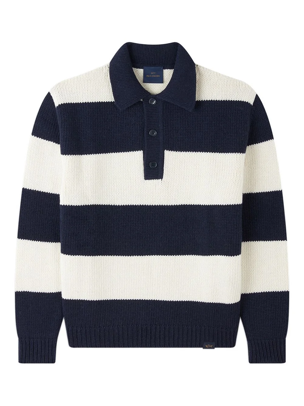 striped polo shirt - 1