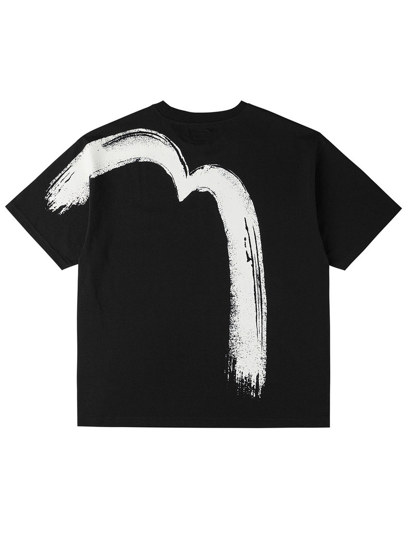 Hand-Brushed Daicock Print T-Shirt 1