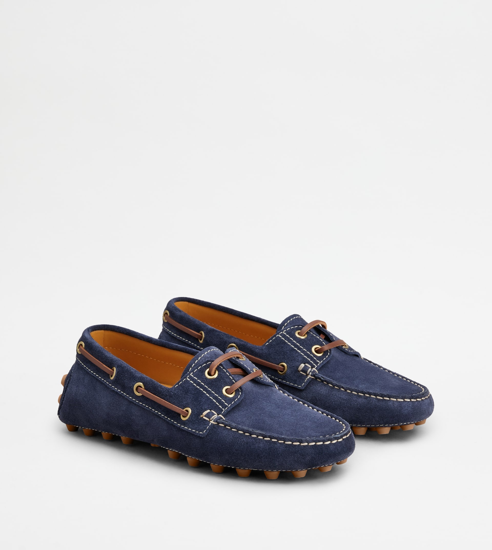 BOAT GOMMINO BUBBLE IN SUEDE - BLUE - 3