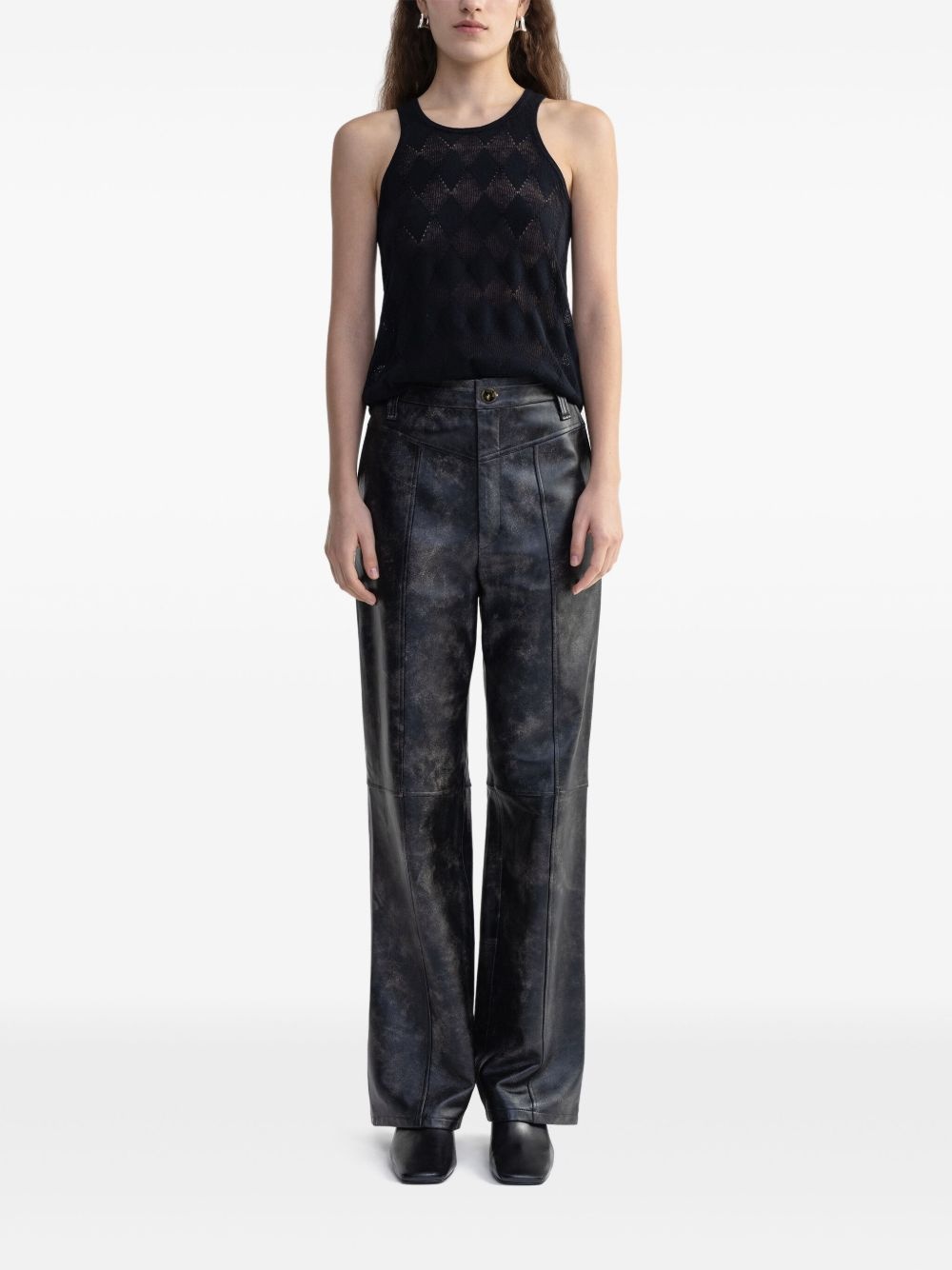 geometric tank top - 2