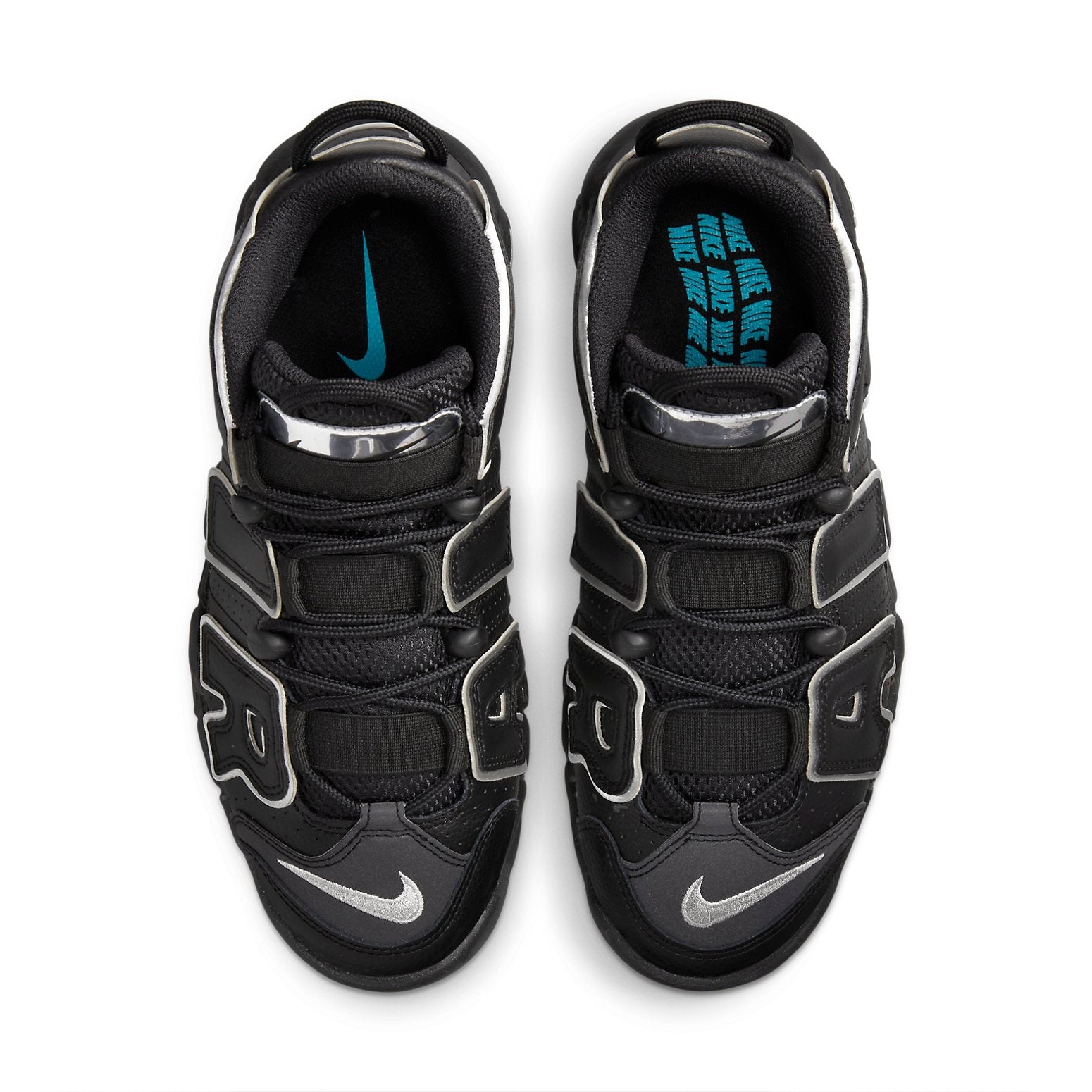 (WMNS) Nike Air More Uptempo 'Black Metallic Silver' DQ0839-001 - 4