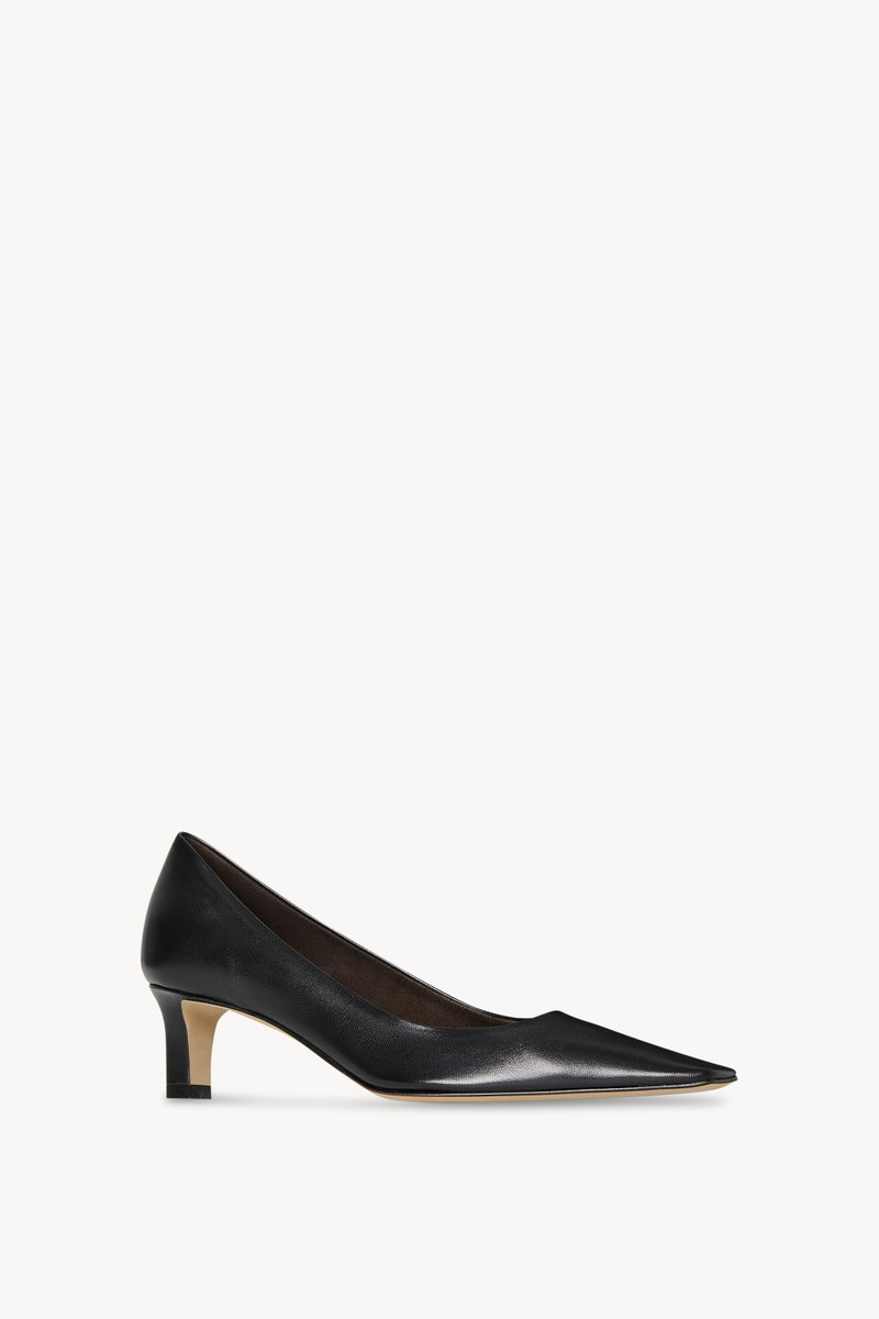 The Row Carla Pump 45 in Leather outlook