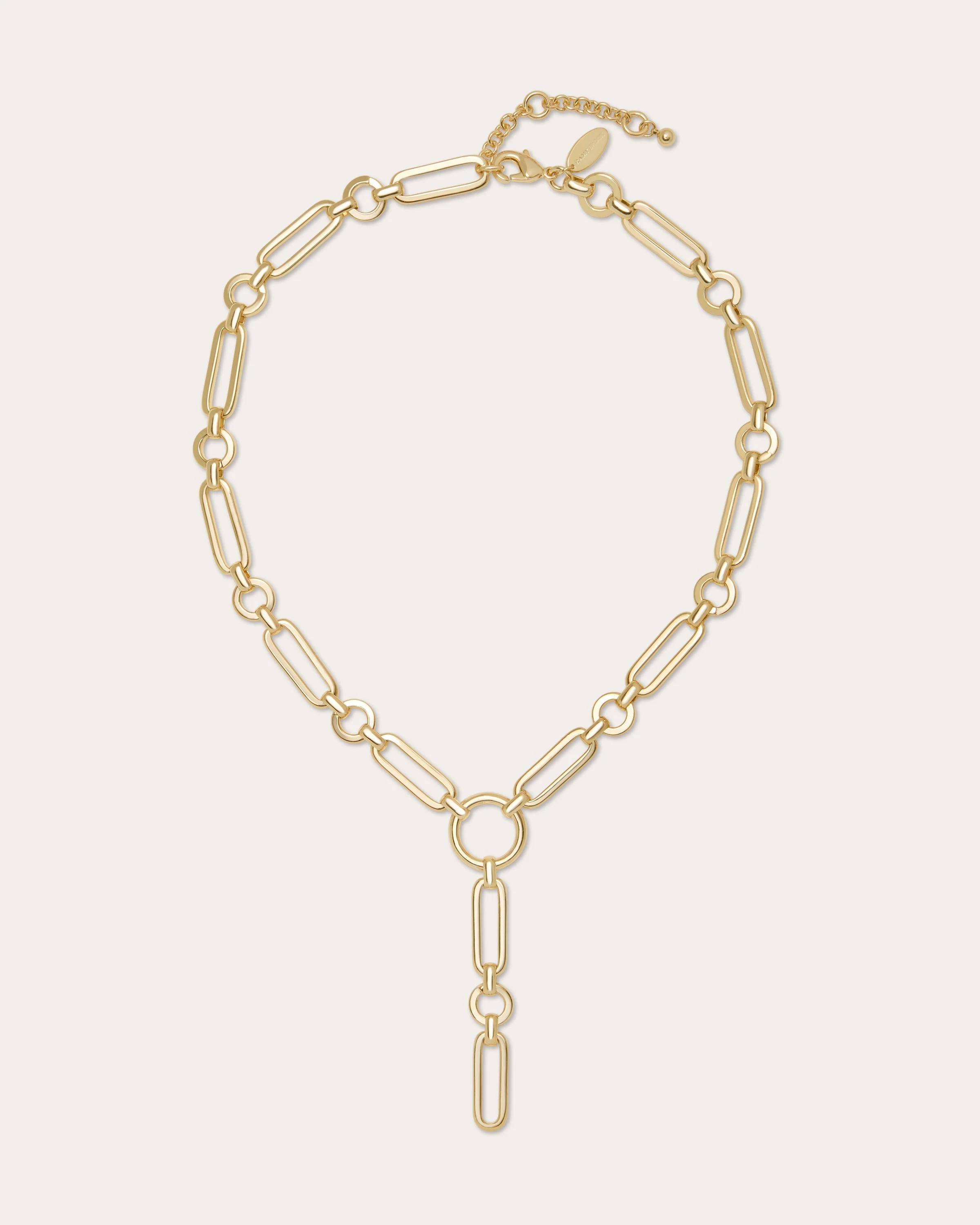 Cara Chain Lariat Necklace - 1