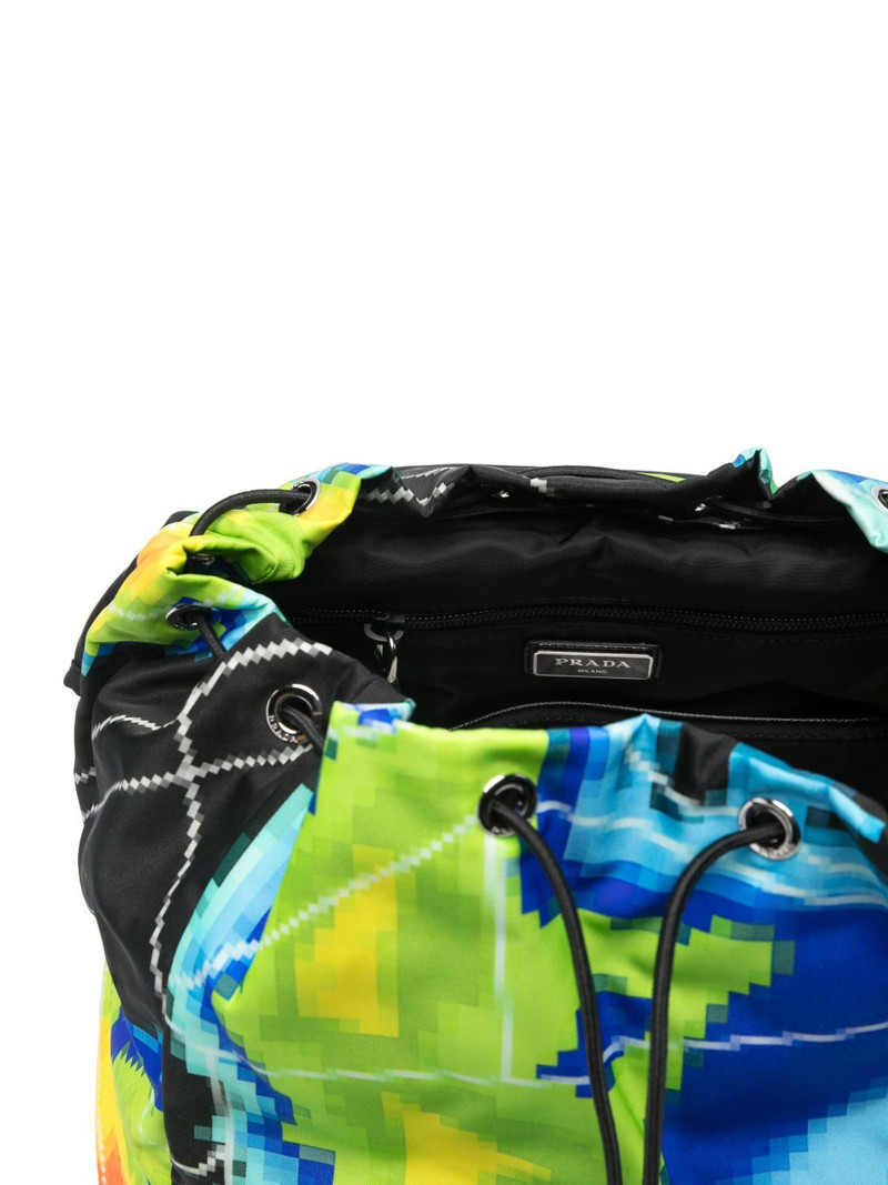 pixel-print backpack 5
