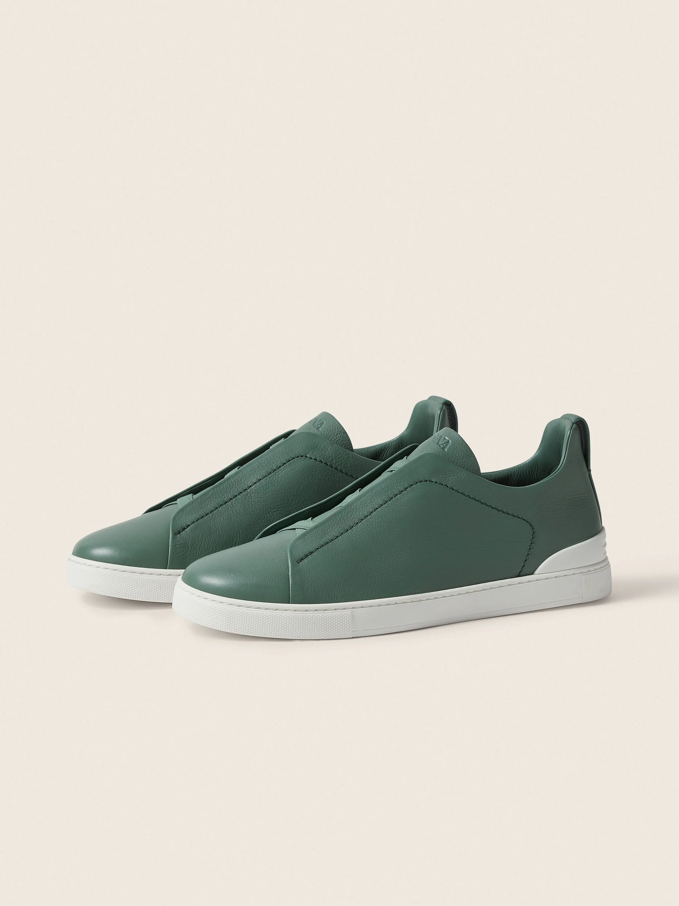 LIGHT GREEN TRIPLE STITCH™ SECONDSKIN SNEAKERS - 1