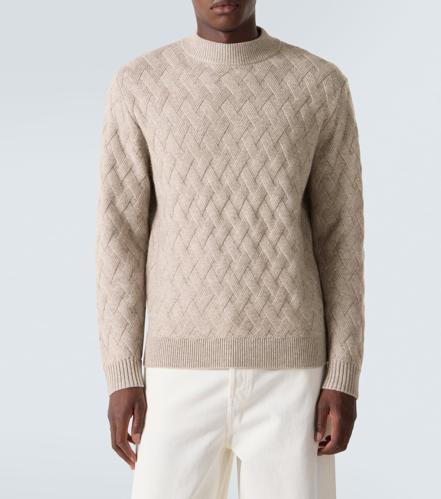 Wool and cashmere sweater - 3