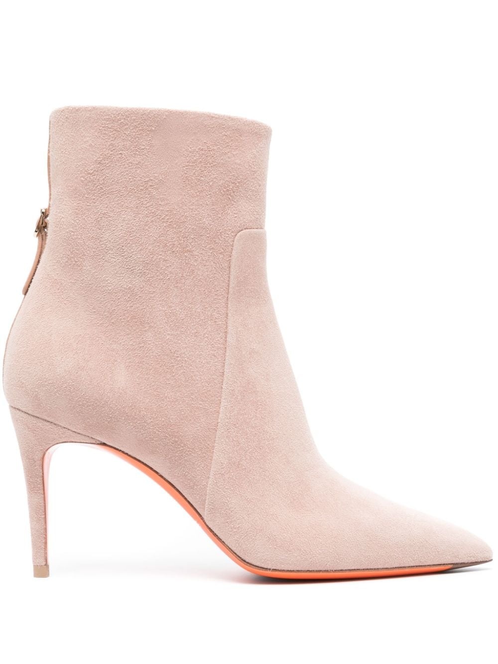 65mm suede ankle boots - 1