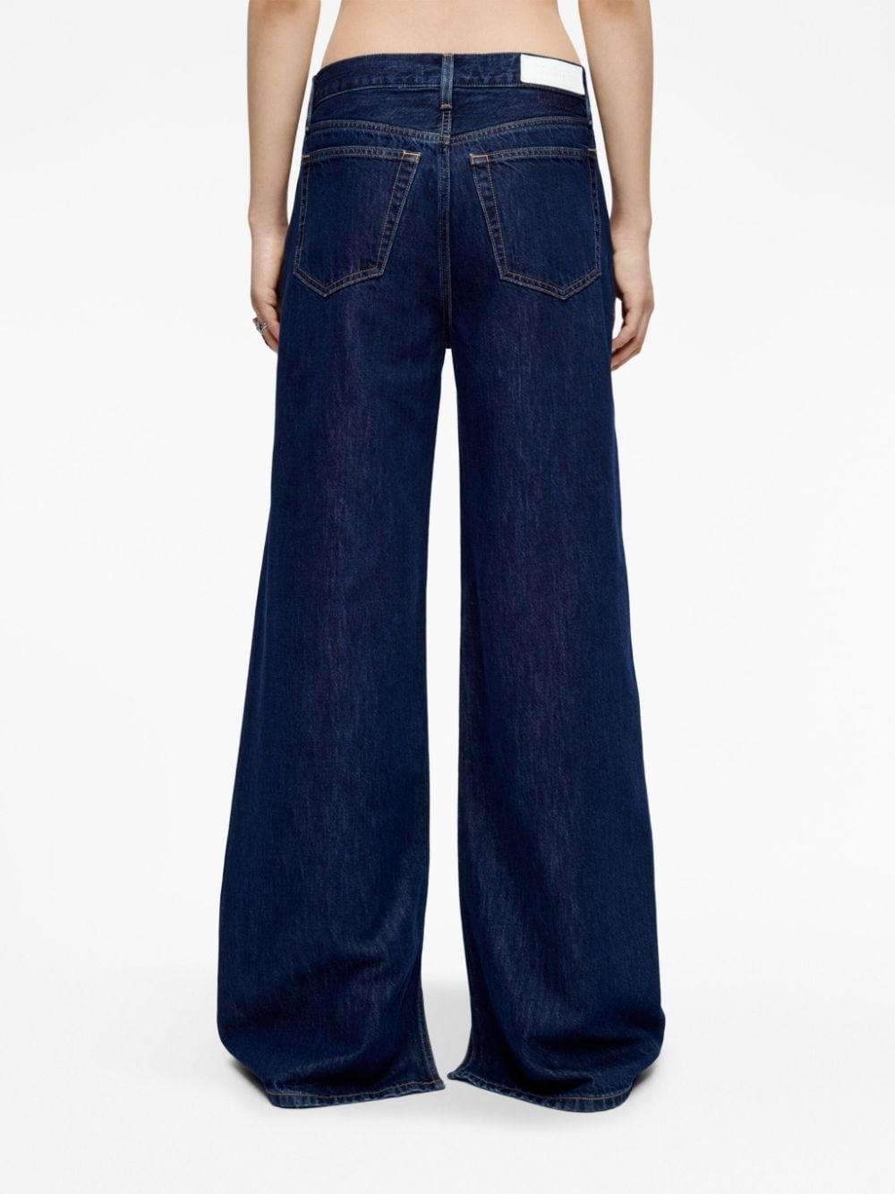 low-rise wide-leg jeans - 4
