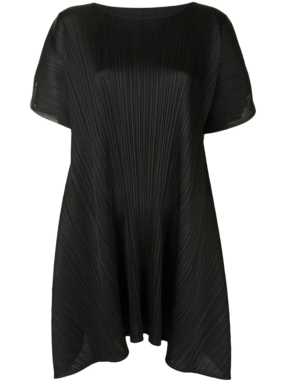 pleated flared dress - 1