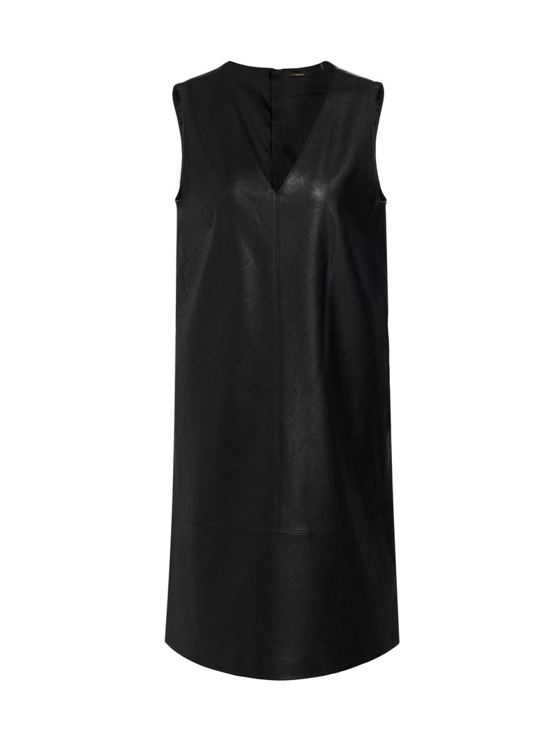 Women's Graylen Faux Leather Shift Dress - Black 1