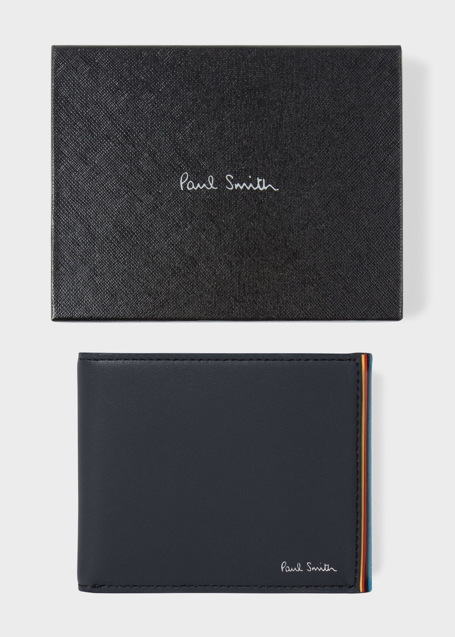 'Signature Stripe' Billfold Wallet - 6