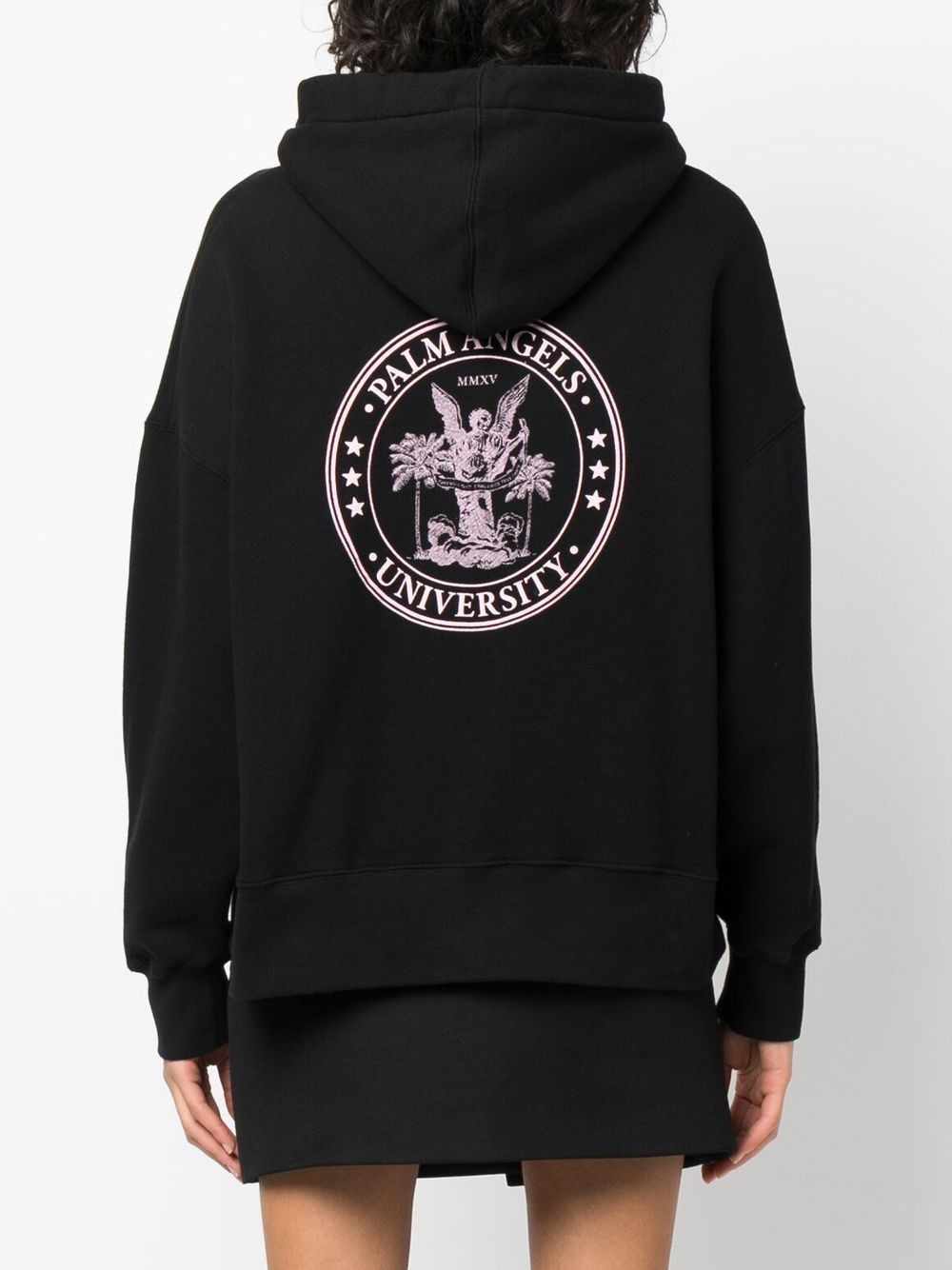 College logo-print hoodie - 4