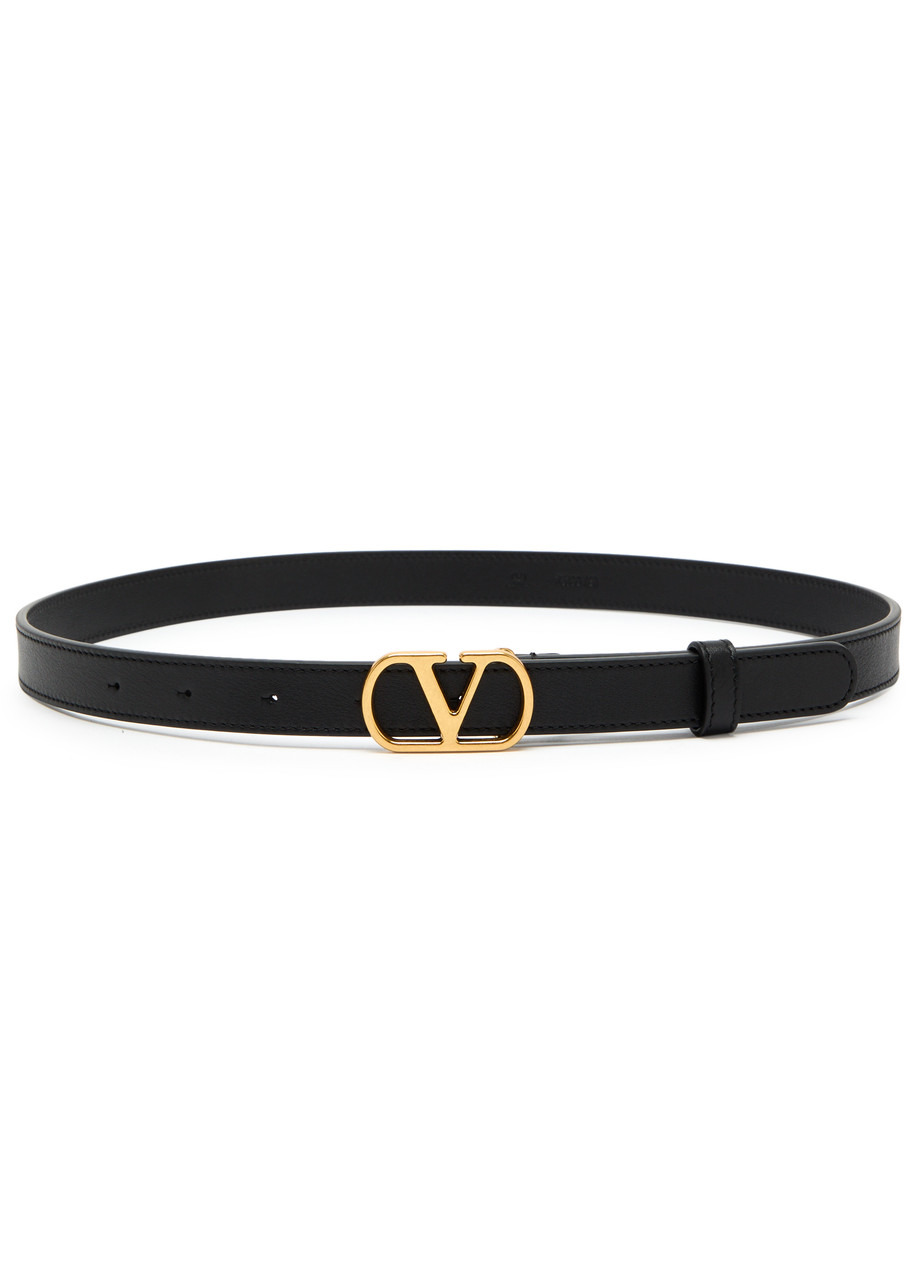 Valentino Garavani Vlogo Leather Belt - 1