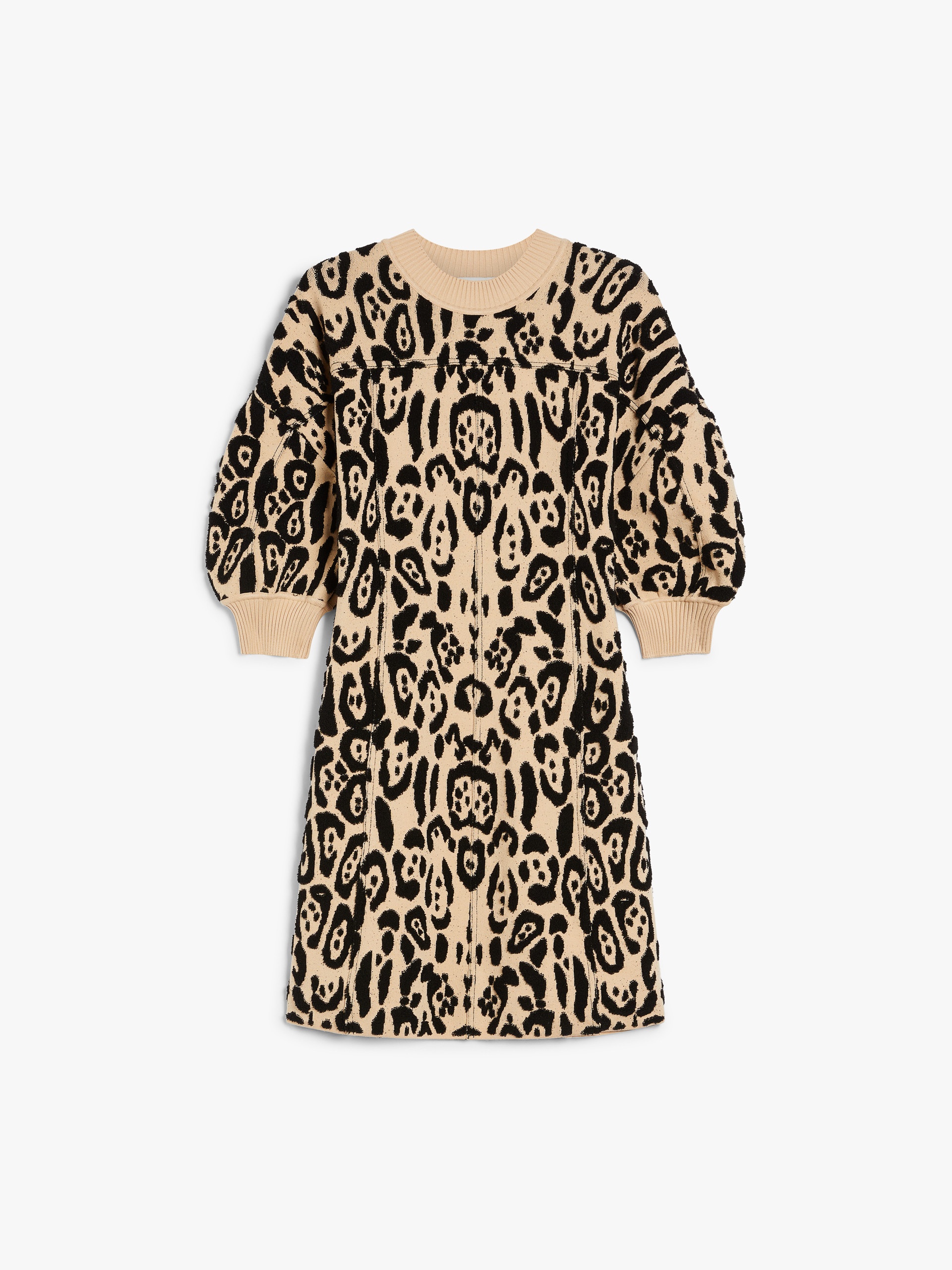 DOLMEN Animal-print terry dress - 1