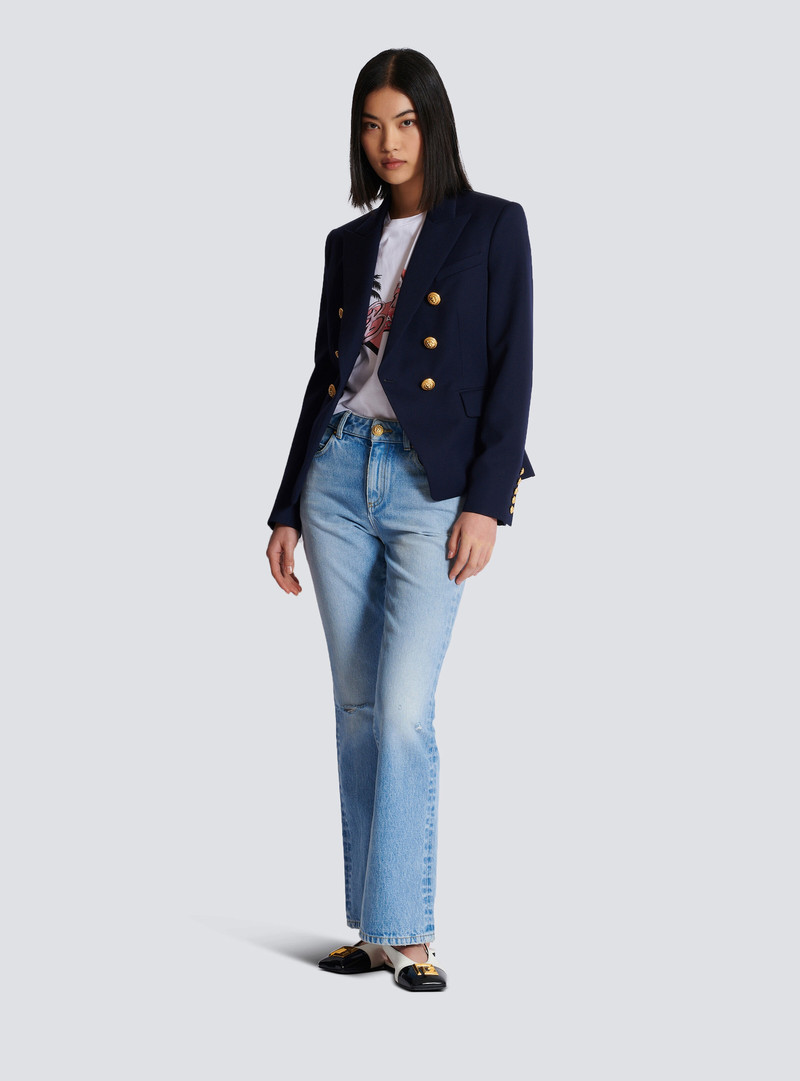 Balmain Wool double-breasted jacket outlook
