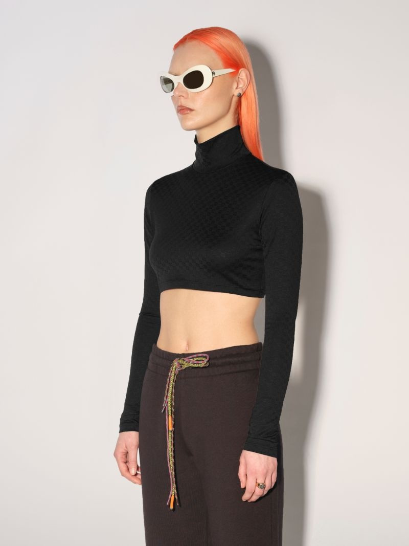 MINI MONOGRAM CROP TOP 6