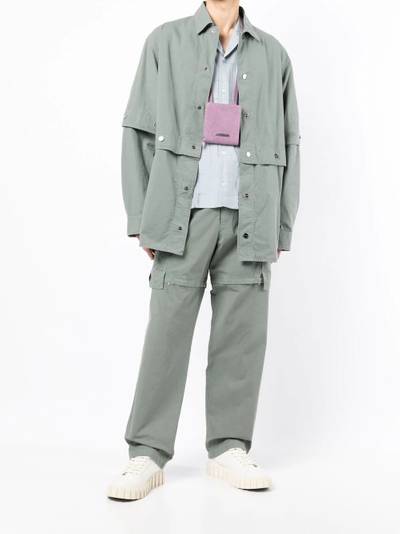 JACQUEMUS tiered cotton shirt outlook