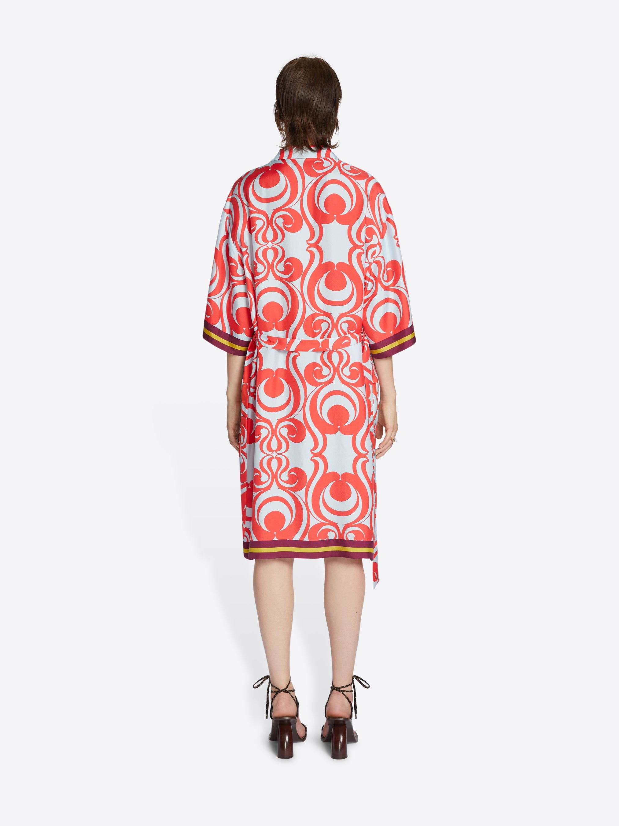 SILK SHIRT DRESS - 4