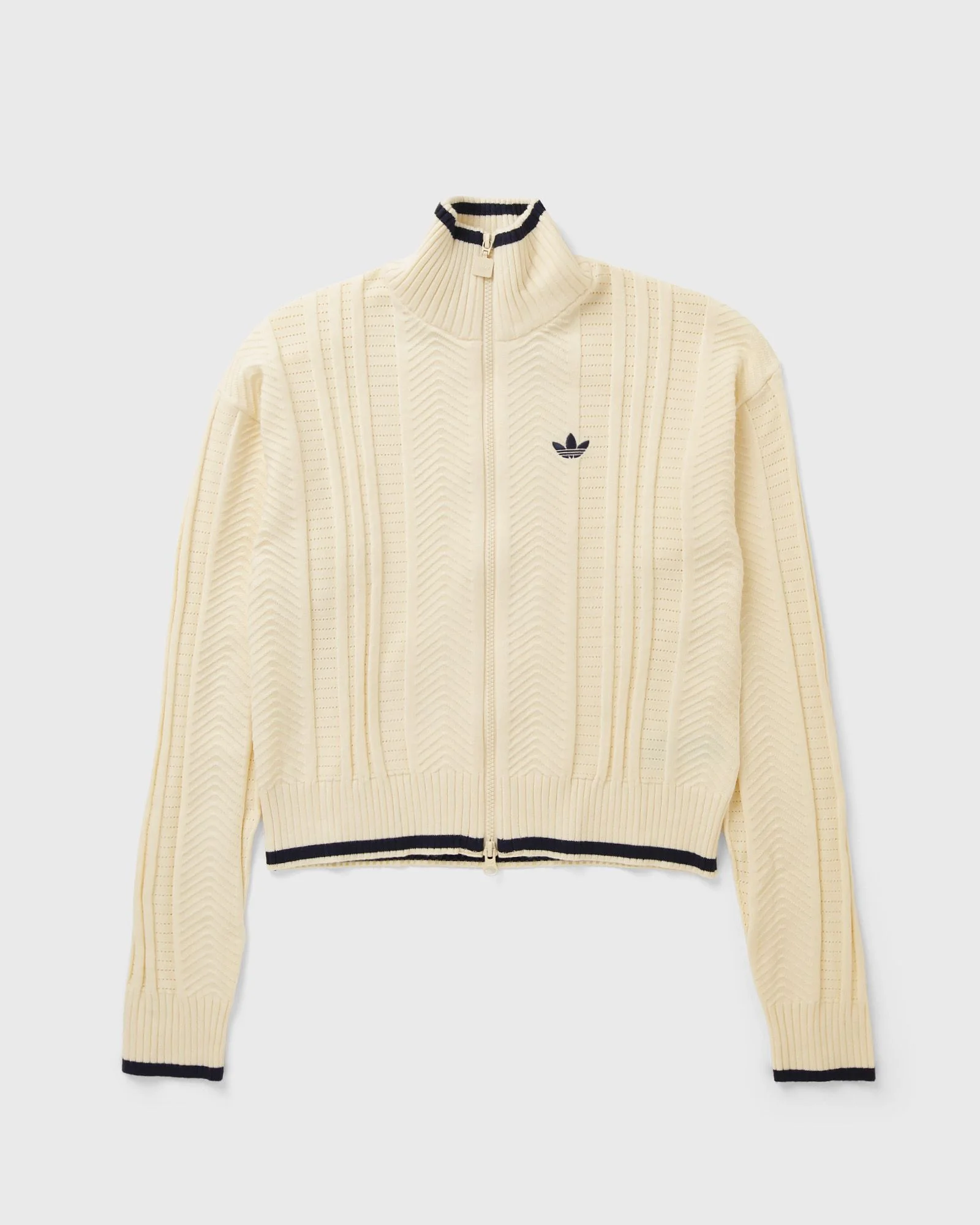 WMNS CABLE KNIT FIREBIRD TRACK TOP - 1