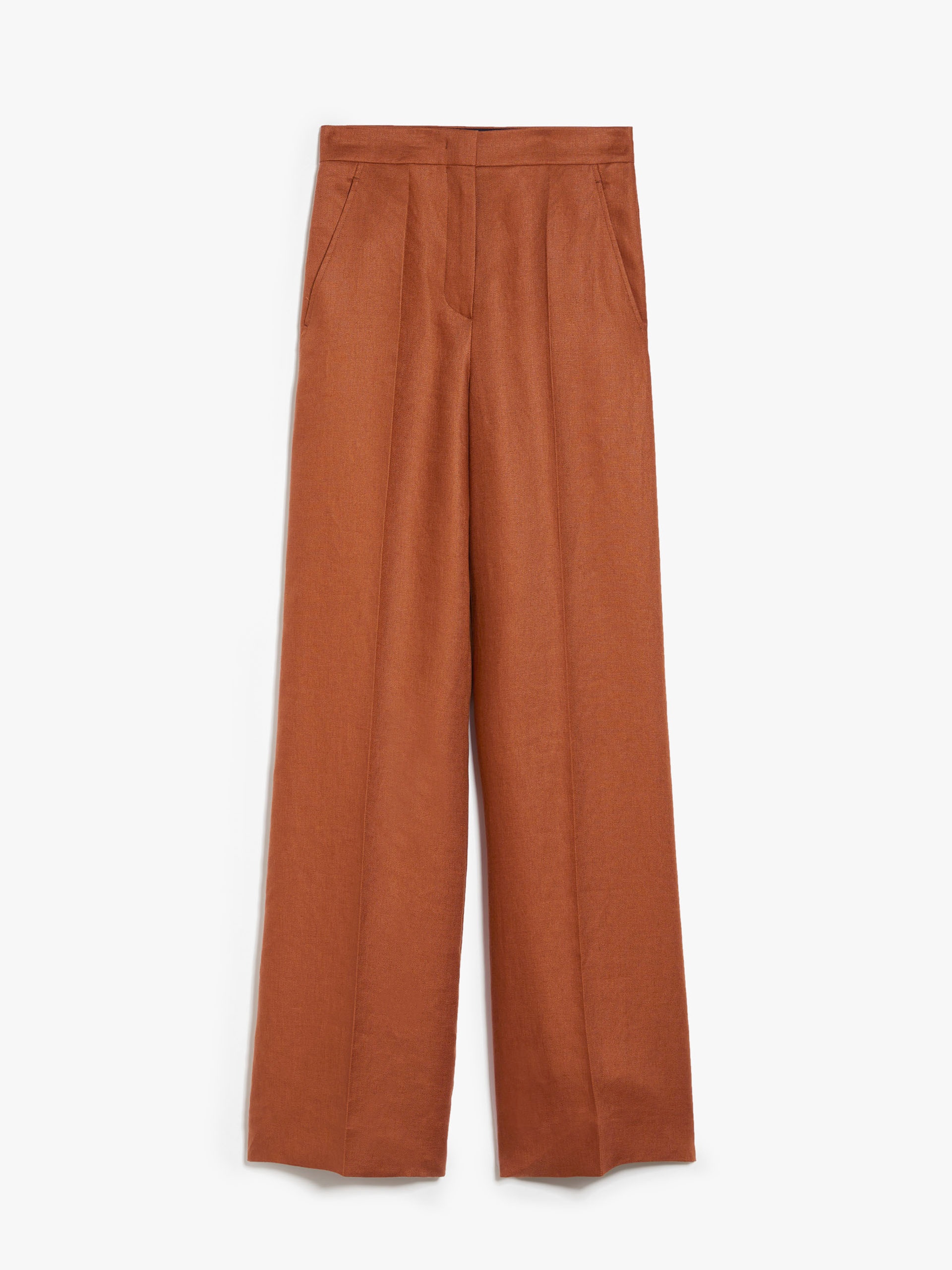 Linen tailored trousers - 1