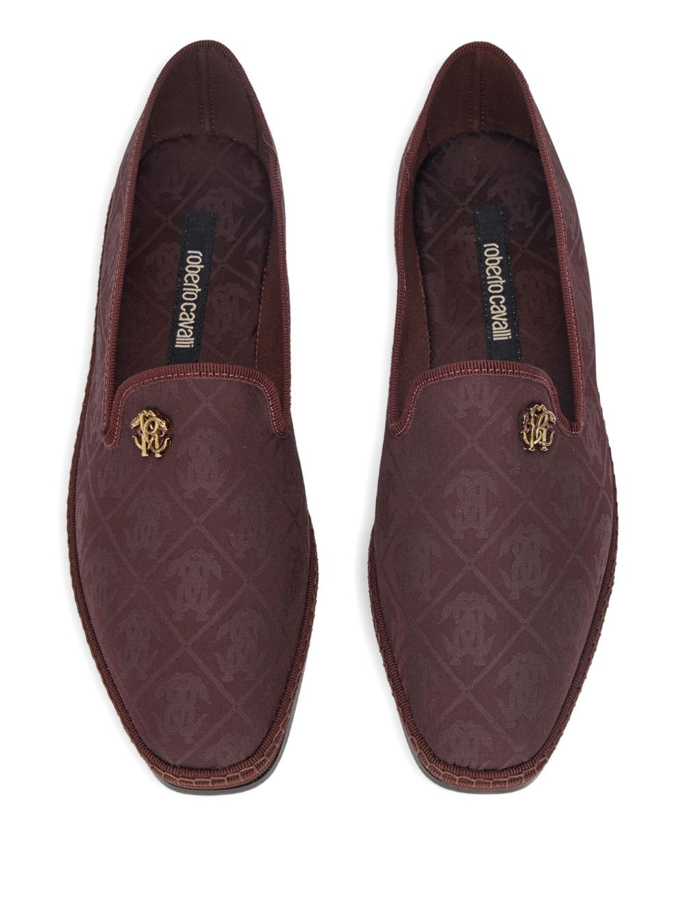 monogram-embellished loafers - 2