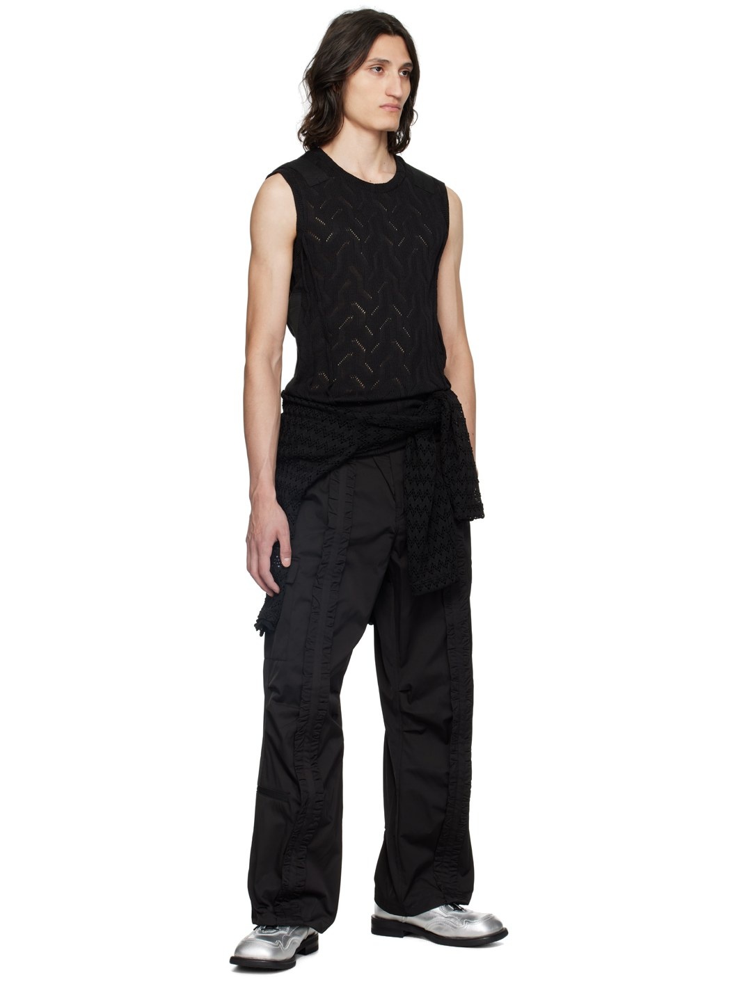 Black Kenley Cargo Pants - 4