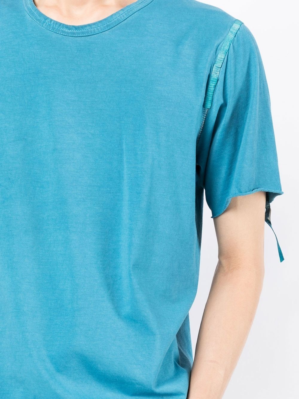 seam-detailing organic-cotton T-shirt - 5