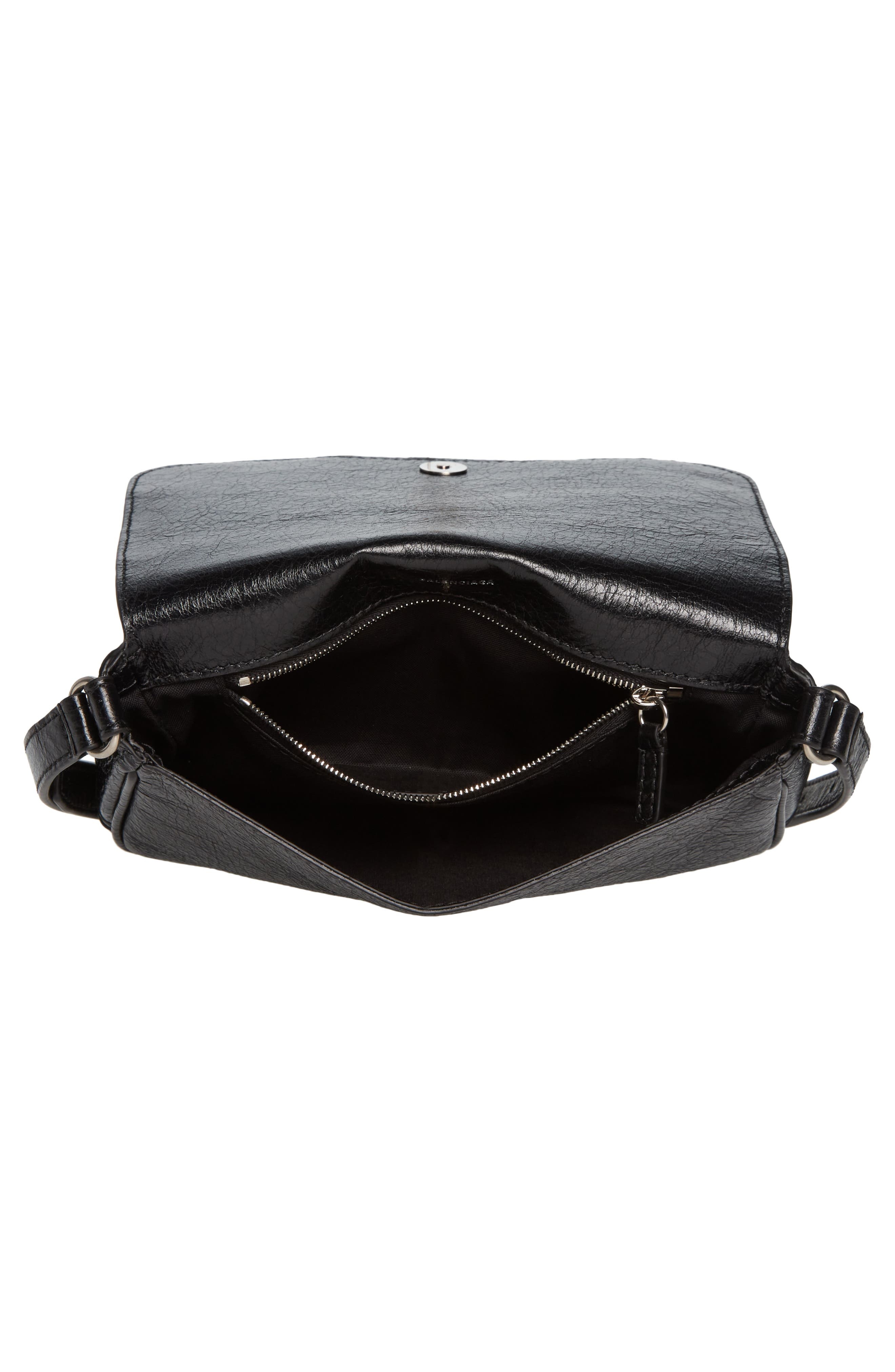 Mini Le Cagole Flap Leather Shoulder Bag - 3