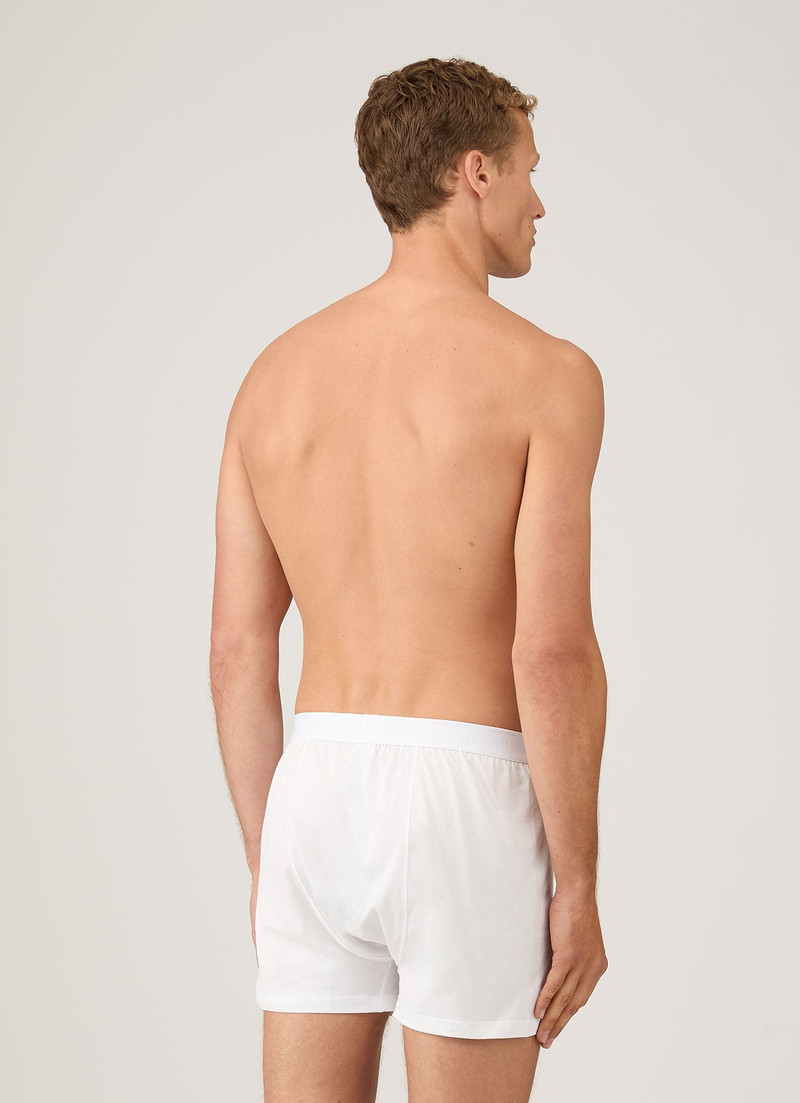 Sunspel Superfine Cotton One‑Button Shorts outlook